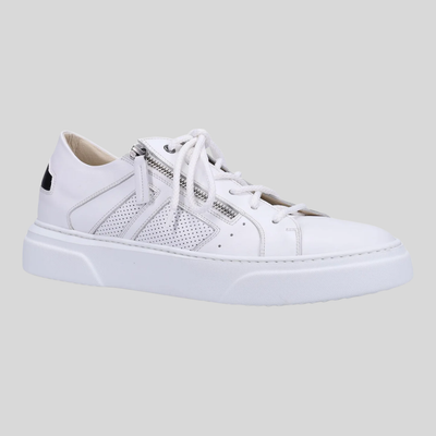 White leather sneaker